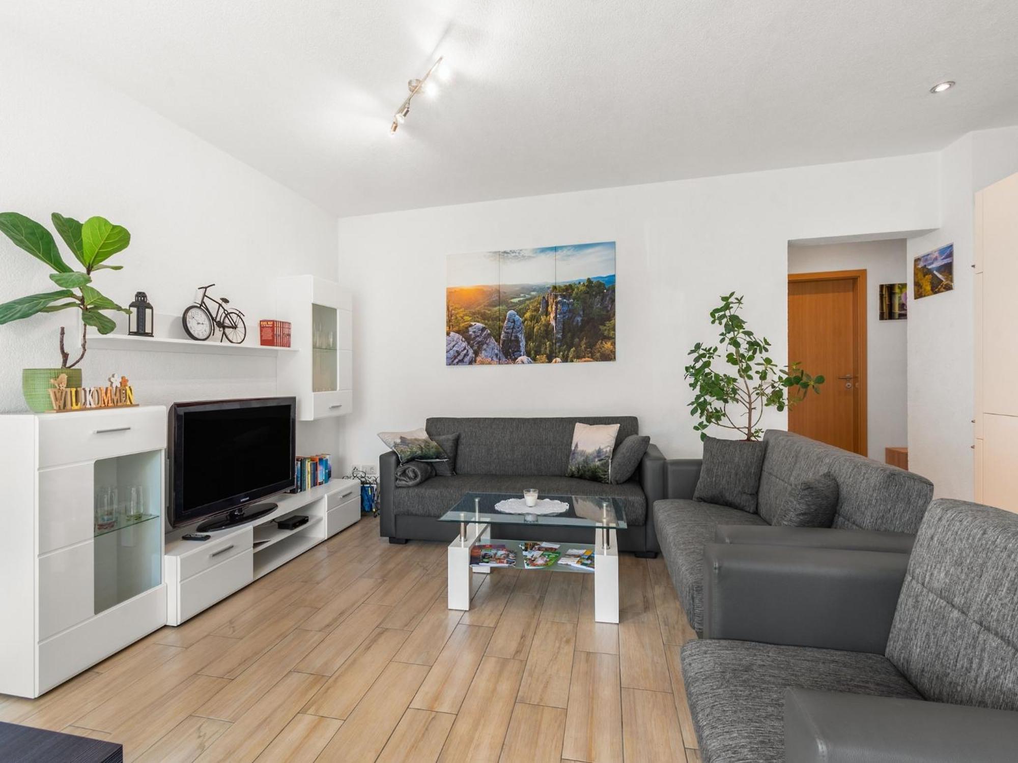 Modern Apartment In Sebnitz With A Terrace In Sebnitz Bagian luar foto
